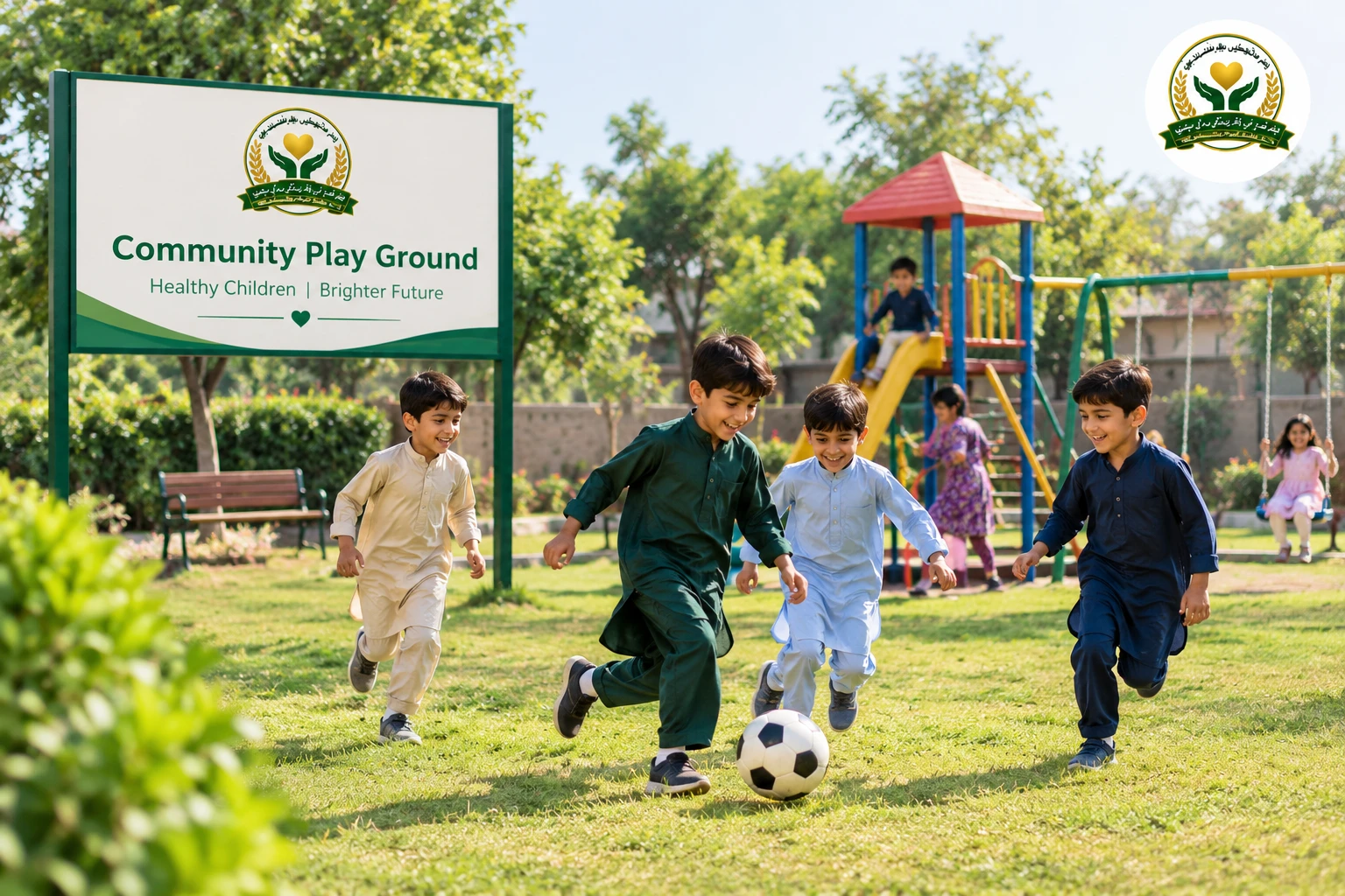 Children playing